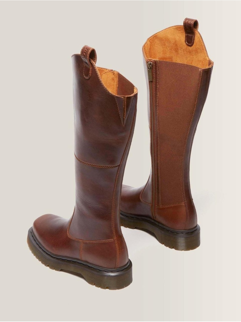 Dr. Martens AMAAYAH KNEE HIGH LEATHER BOOTS - Picture 6 of 10